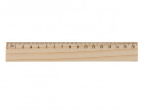 Linijka drewniana 16cm